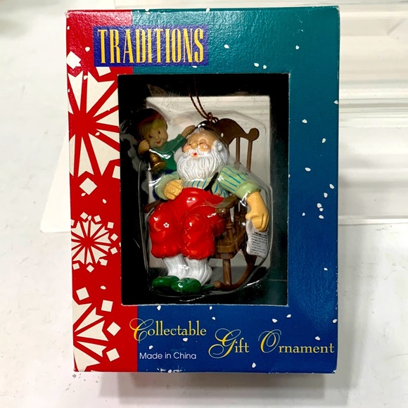 Rocking chair Santa ornament - Picture 2 of 6